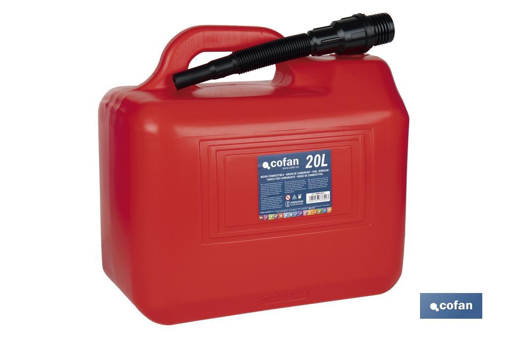 BIDÓN DE COMBUSTIBLE 20 L (PACK: 3 UDS)