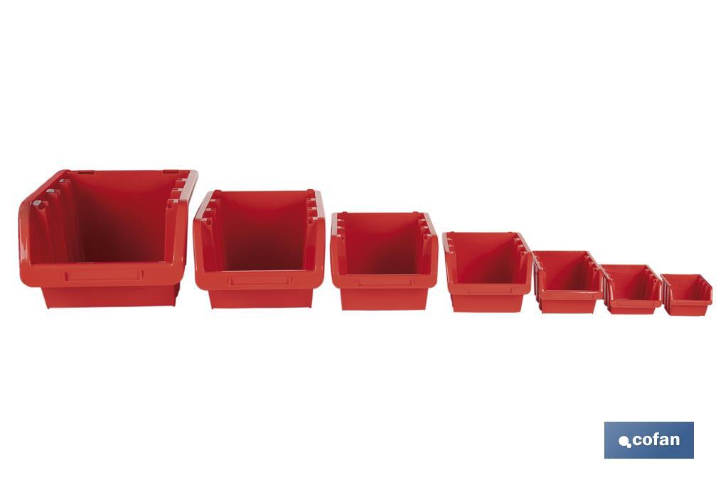 GAVETA ROJA 115 X 80 X 60 MM