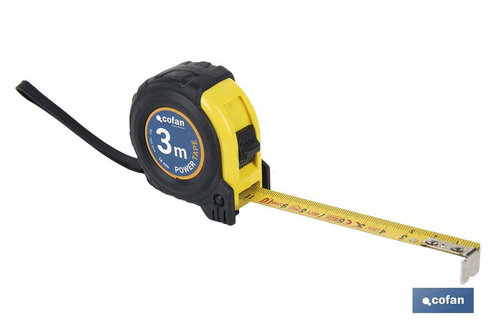 FLEXÓMETRO PROTEC. GOMA 16 MM X 3 M