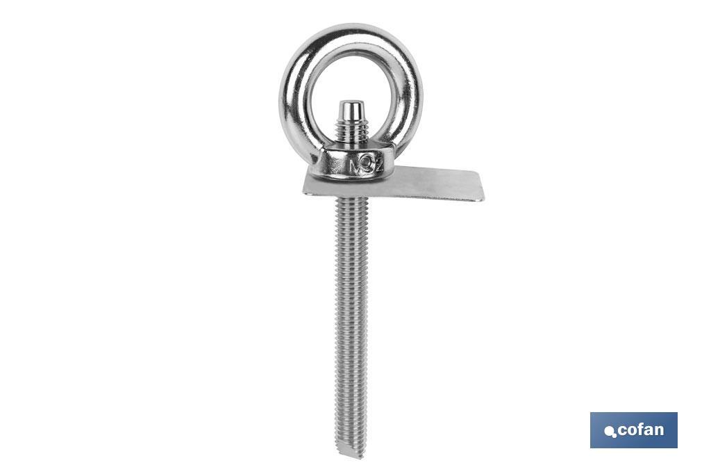 PUNTO DE ANCLAJE INOX. M12 RUPTURA +23 kN (PACK: 1 UDS)