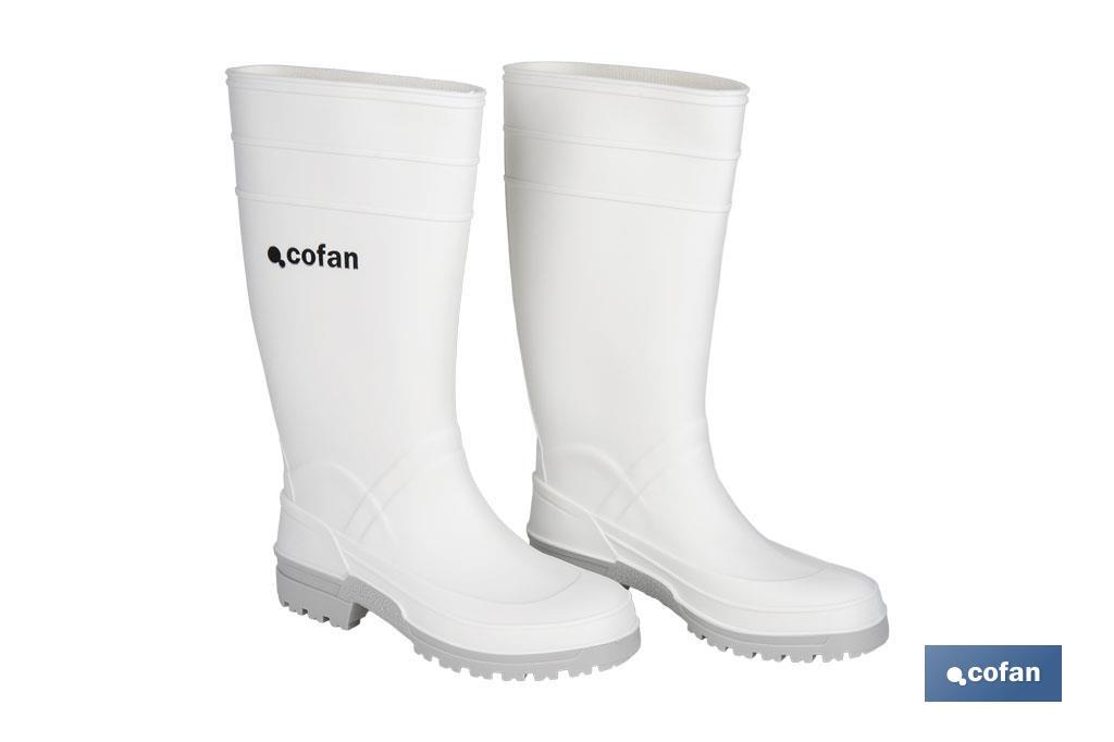 BOTA AGUA PVC BLANCA TALLA 39