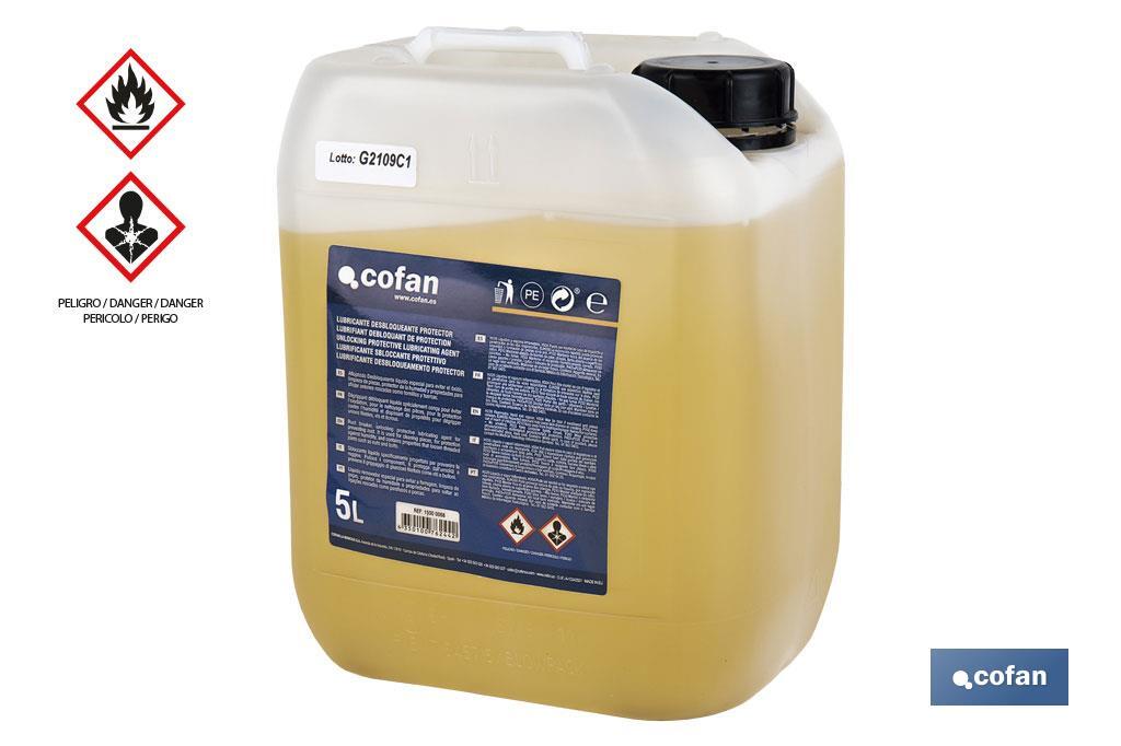 LUBRICANTE DESBLOQUEANTE PROTECTOR COFAN 5 L