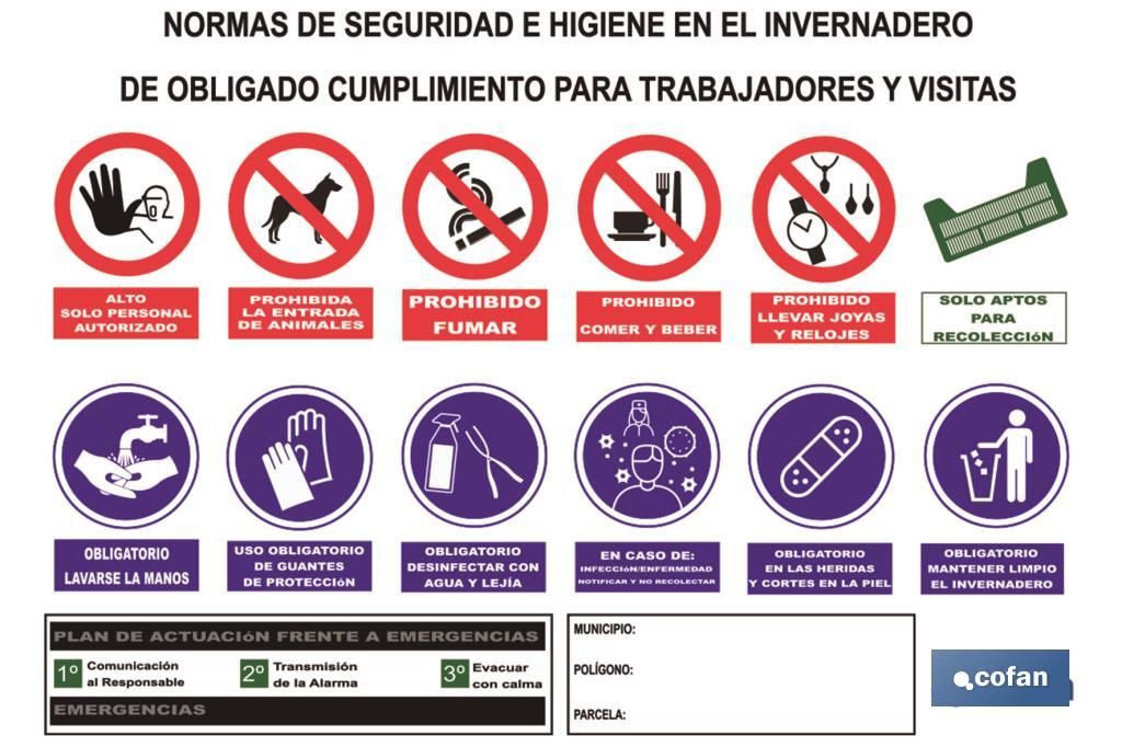 CARTEL MULTISEÑAL 70 X 100 MM (PACK: 1 UDS)