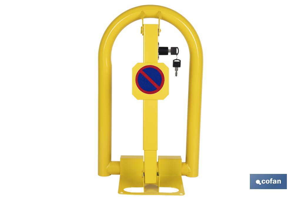 BLOQUEO PARKING AMARILLO 300X500 MM