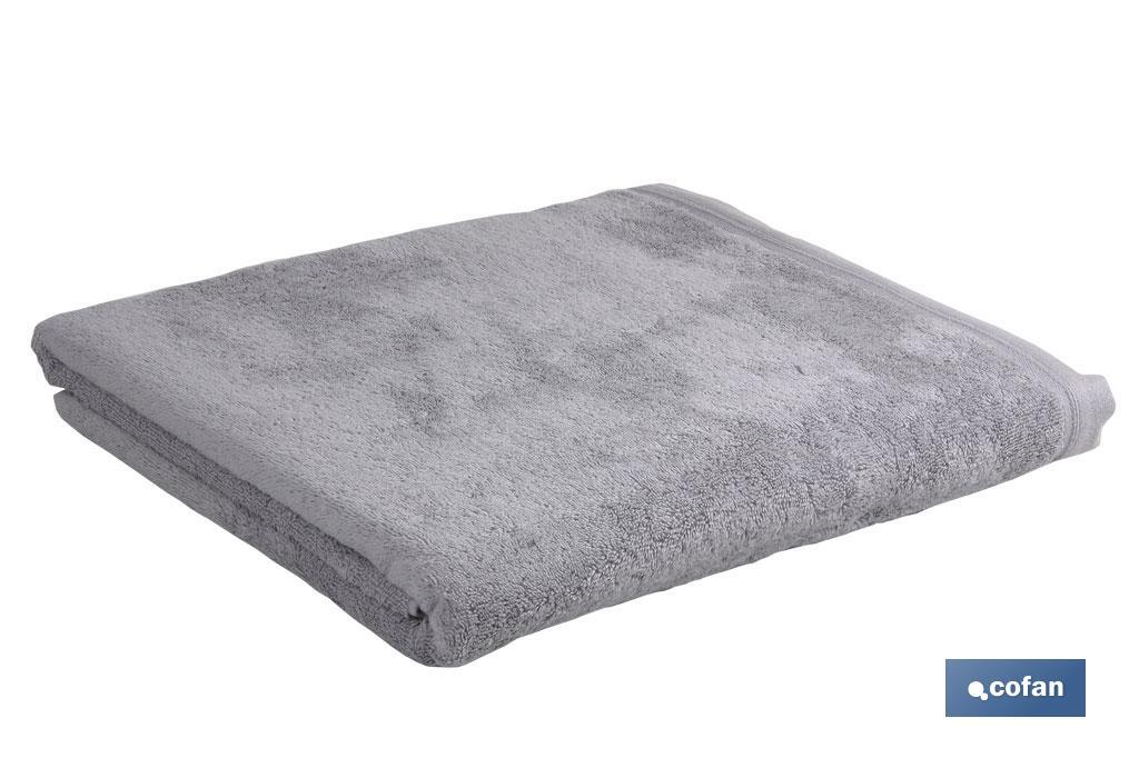 TOALLA TOCADOR GRIS PERLA GR.580/M2 GAMA PERLAN 30X50cm