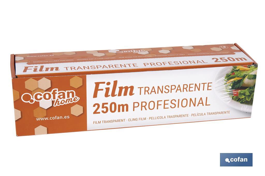 FILM TRANSPARENTE PROFESIONAL 250M 0.953KG (PACK: 1 UDS)