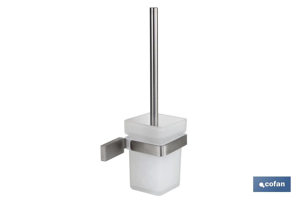 ESCOBILLERO INODORO GAMA MADEIRA INOX 304 SATIN