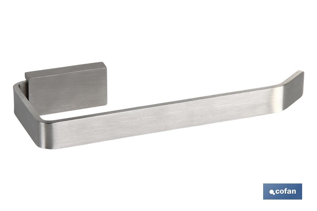 PORTARROLLO/TOALLERO GAMA MADEIRA INOX 304 SATIN