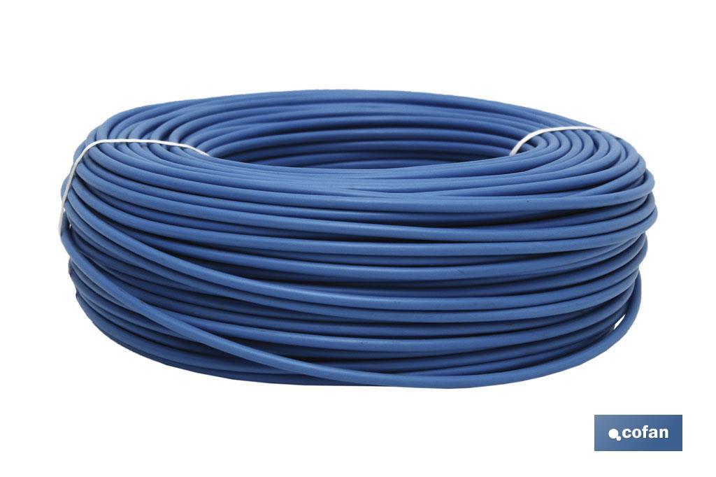 ROLLO CABLE H07V-K 1X6MM2 AZUL (100M)