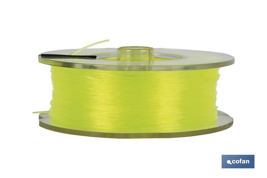 BLISTER HILO DE SEDAL 0.9 MM 100 MTS AMARILLO (PACK: 1 UDS)