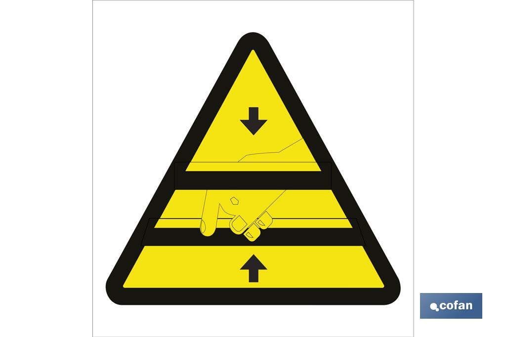 SEÑAL ADHESIVA 105X105MM. (PACK: 1 UDS)