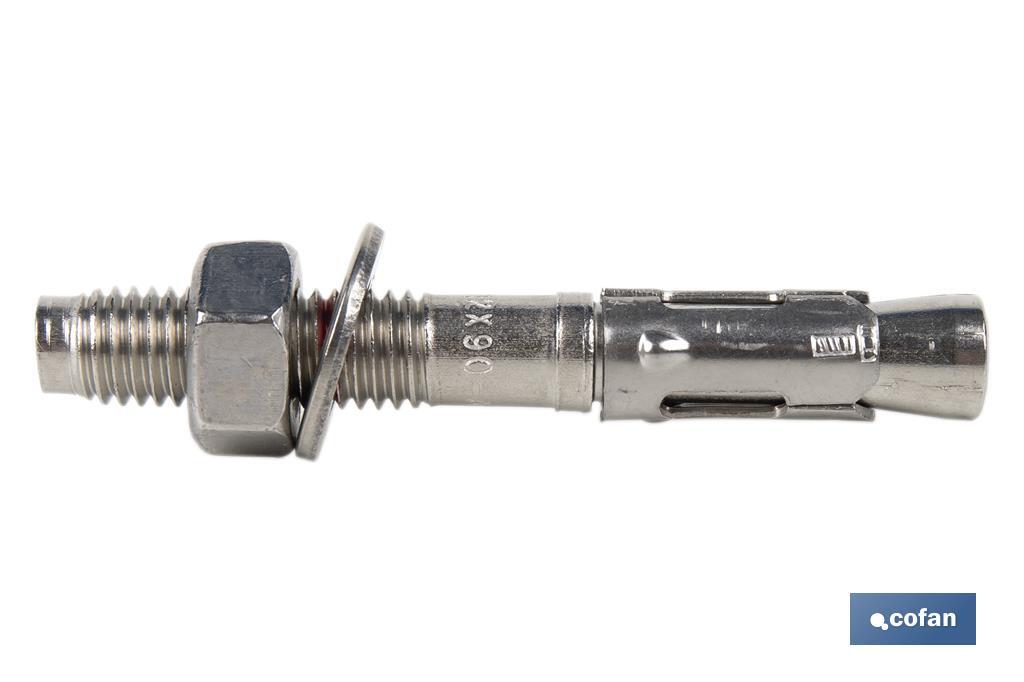 TACO ANCLAJE MTC DIN 304 M-16x145 INOX A2 Venta unitaria (PACK: 1 UDS)