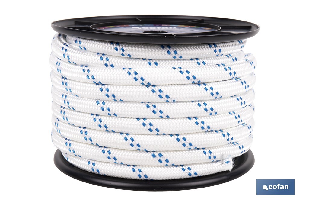 CUERDA TRENZADA POLI 18MM 20 MTS (PACK: 1 UDS)