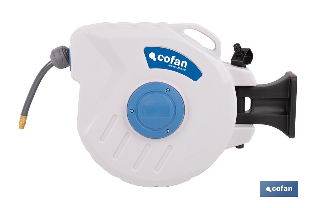 ENROLLADOR C/MANGUERA AIRE 24bar 15M Ø9,5*15mm (PACK: 1 UDS)