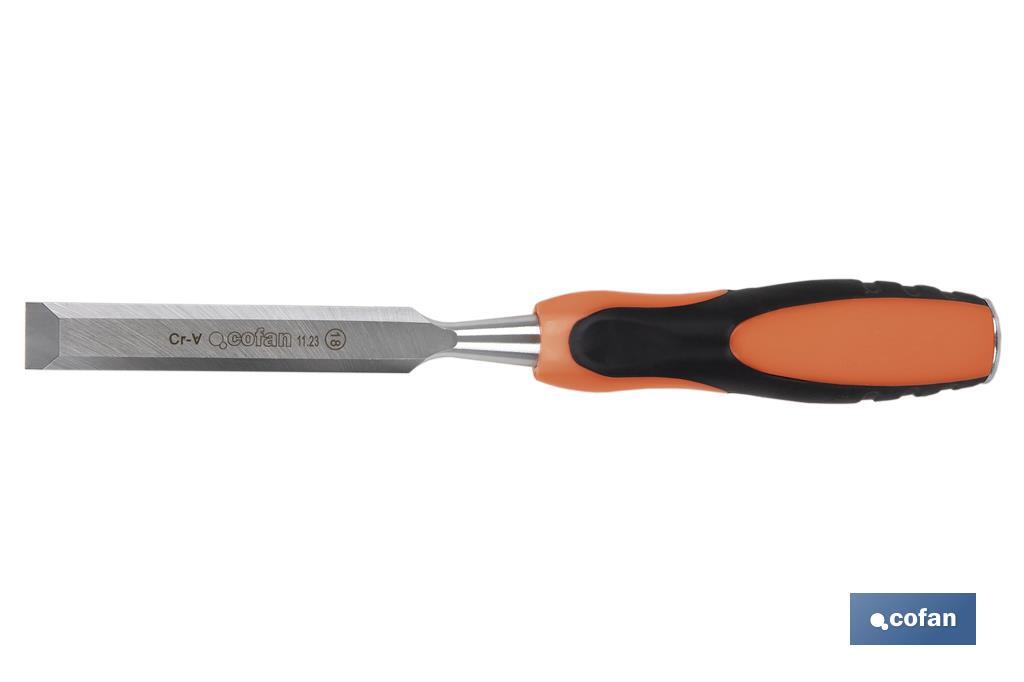 FORMÓN CON MANGO BIMATERIAL ANCHO DE CORTE 18 MM (PACK: 1 UDS)