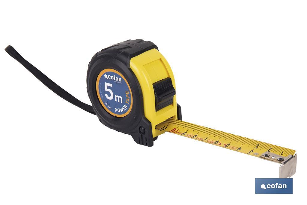 FLEXÓMETRO PROTEC. GOMA 25 MM X 5 M (PACK: 1 UDS)