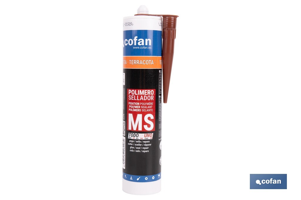 POLÍMERO SELLADOR MS 290 ML TERRACOTA (PACK: 1 UDS)