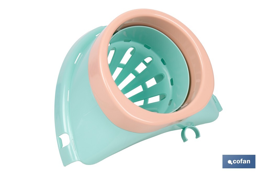 ESCURRIDOR POR PRESIÓN  FREGONA ESCURRE  FÁCIL MODELO MARIEL 16.5x18.3x26.5 cm (PACK: 1 UDS)