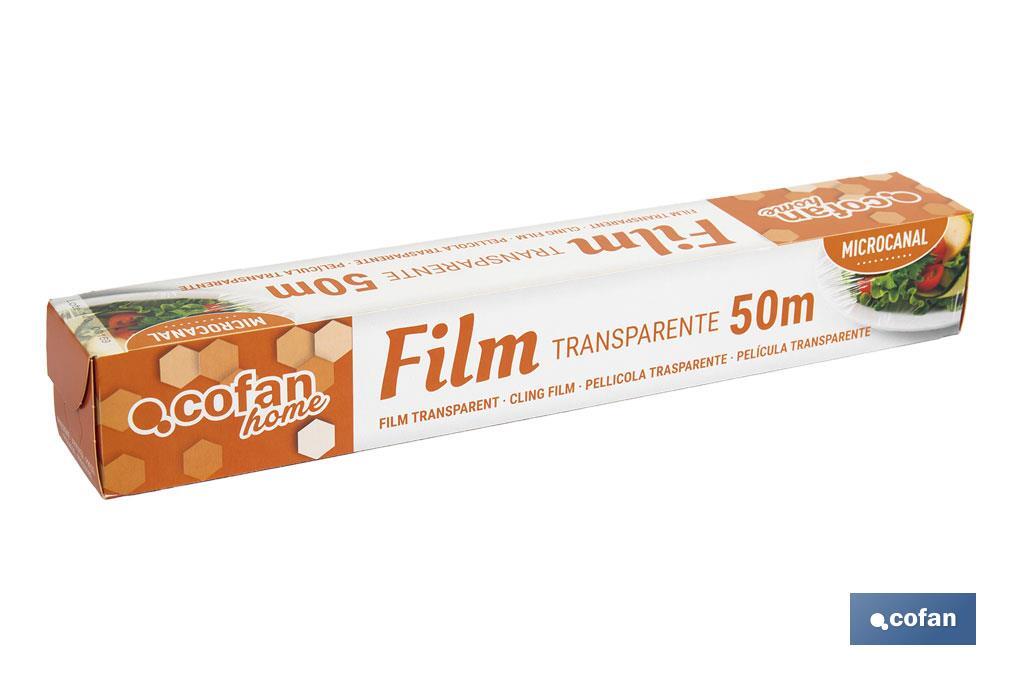 FILM TRANSPARENTE DOMÉSTICO 50M (PACK: 1 UDS)