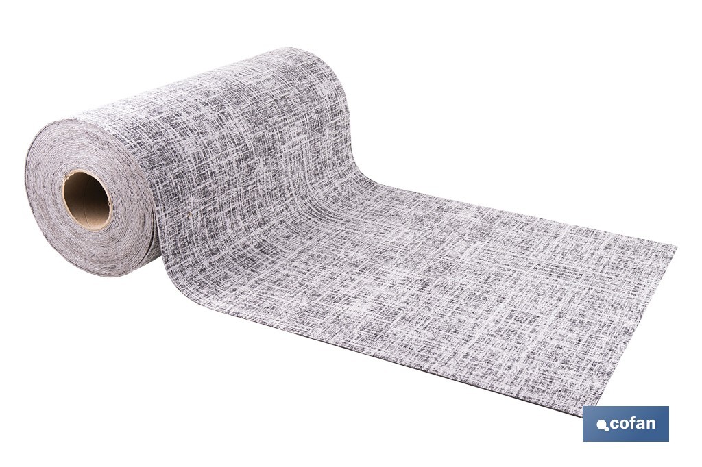 ROLLO DE ALFOMBRA JASPEADA GRIS MARENGO 50% ALGODÓN 50% POLIÉSTER 50 CM X 15 M (PACK: 1 UDS)
