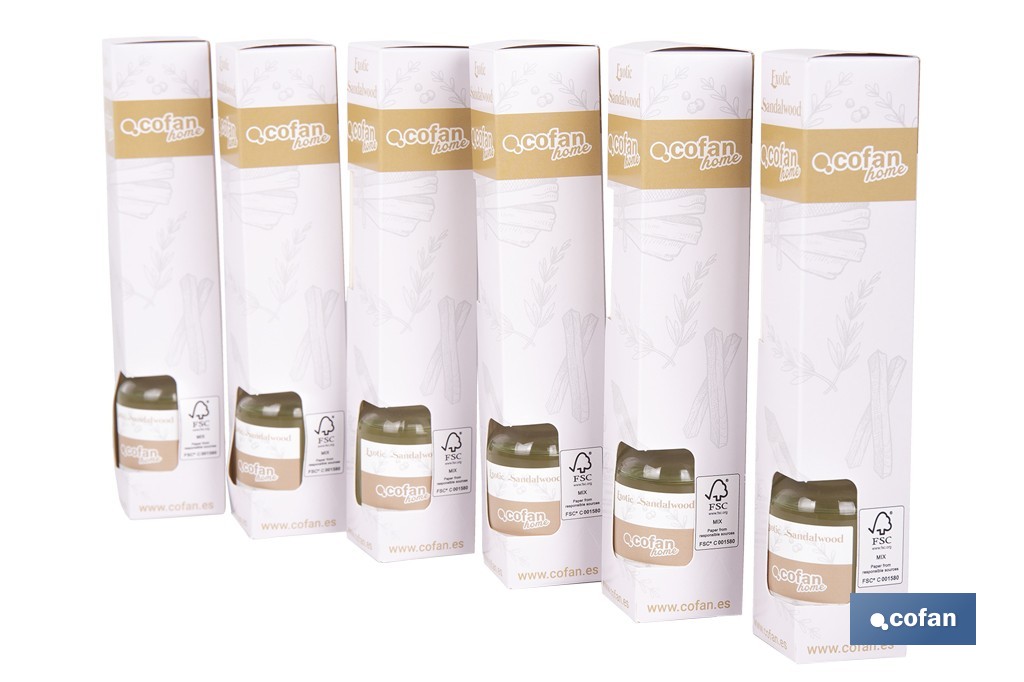 AMBIENTADOR DE VARILLAS EXOTIC SANDALWOOD 50 ML (PACK: 6 UDS)