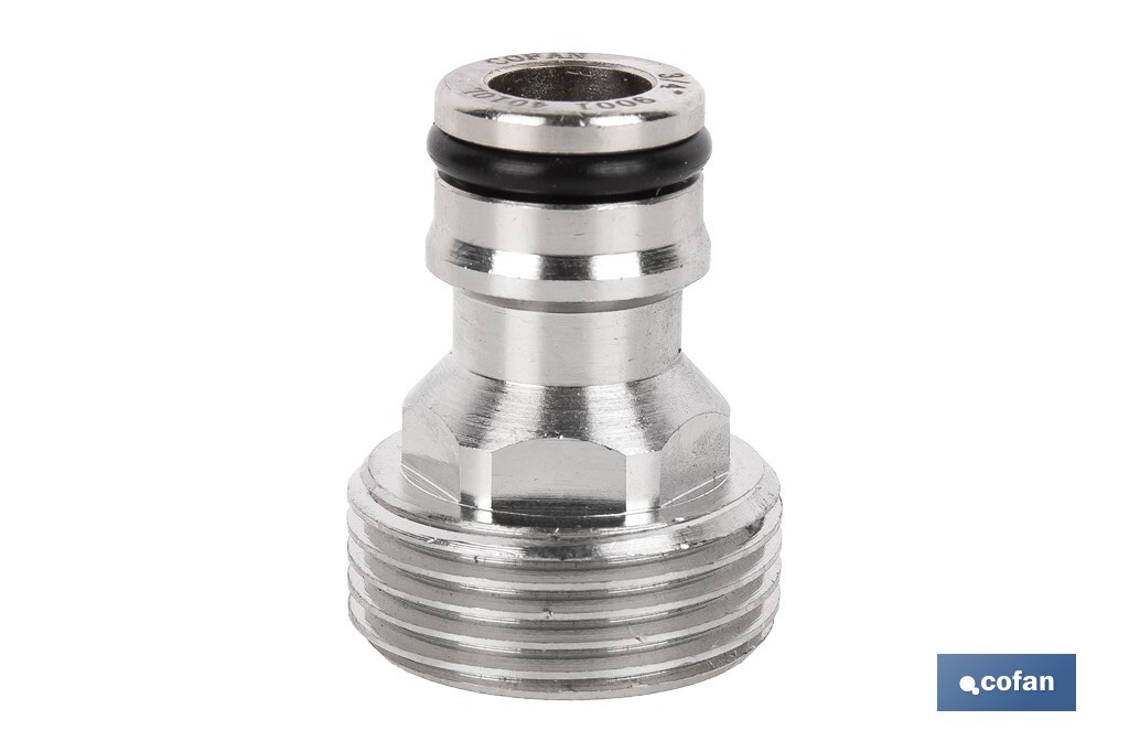 ADAPTADOR LATÓN ROSCA MACHO 3/4 (PACK: 1 UDS)