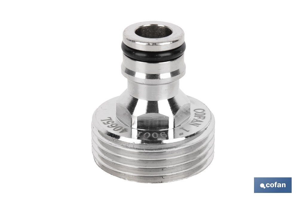 ADAPTADOR LATÓN ROSCA MACHO 1 (PACK: 1 UDS)