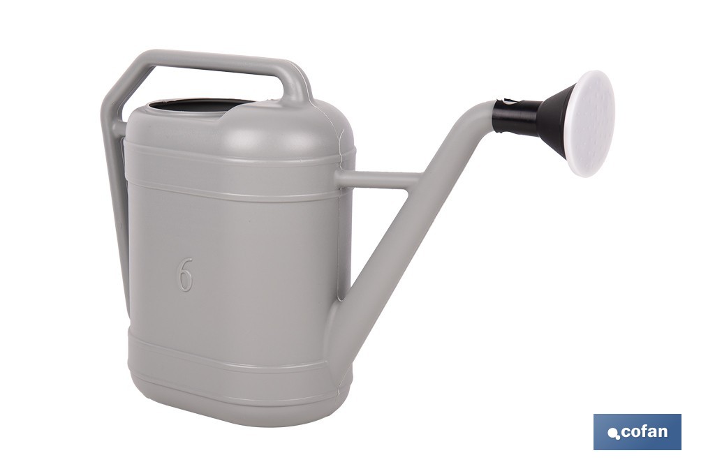 REGADERA GRIS 6 LITROS (PACK: 1 UDS)