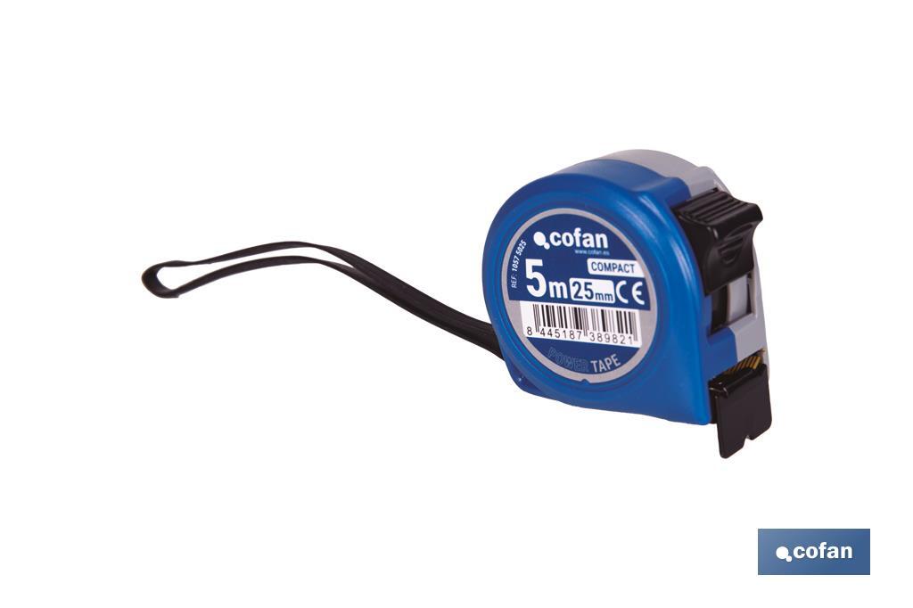 FLEXÓMETRO ESTÁNDAR 25 MM X 5 M (PACK: 1 UDS)