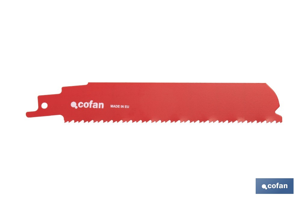 Hojas de sierra de sable universales bimetal para demolición | Adecuadas para metal, madera y plástico de 4 a 10 mm de espesor 