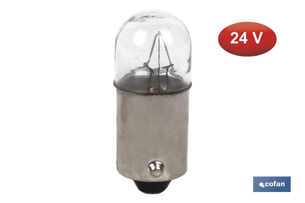 Lámpara con control T4W (BA9s) 24 V