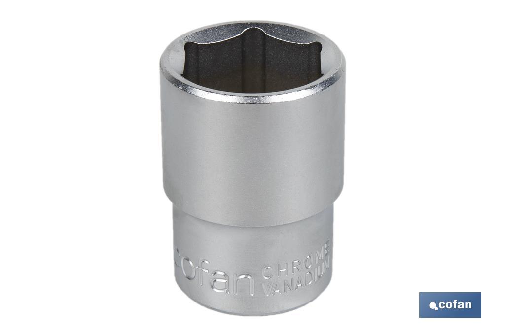 LLave de Vaso métrico 3/8 | 6 caras hexagonal | Medidas desde 8 a 22 mm
