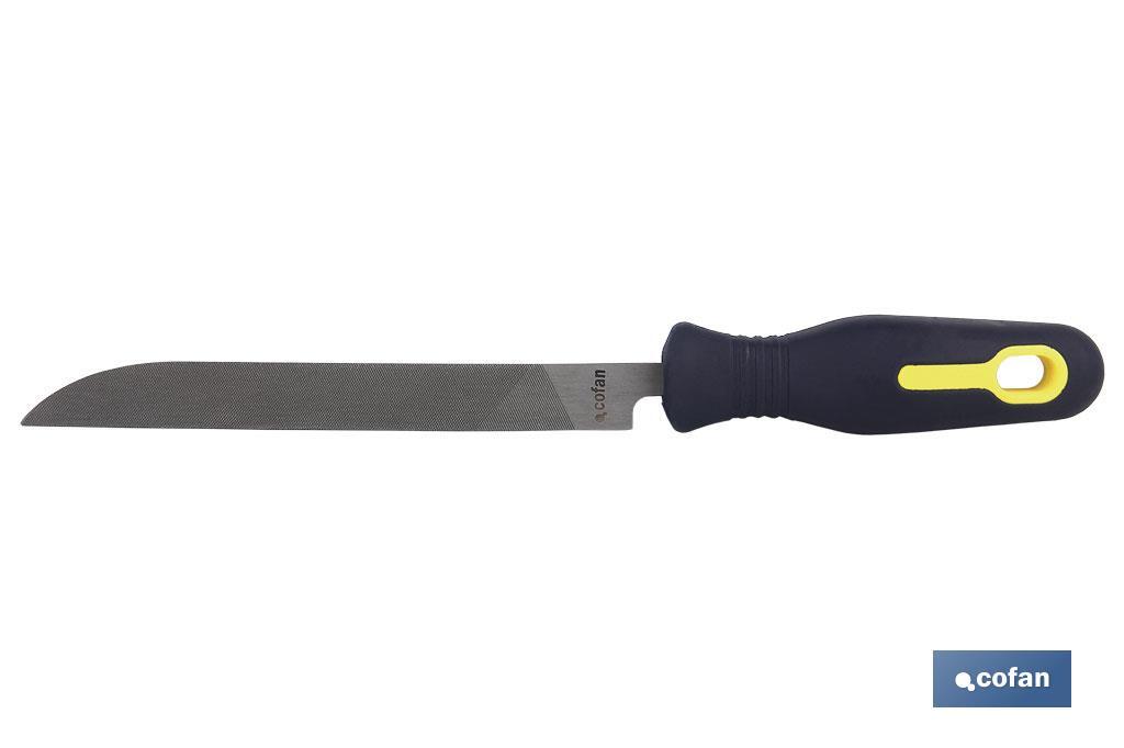 Lima de Cuchillo entrefina |  Doble picado | Longitud 150 y 200 mm