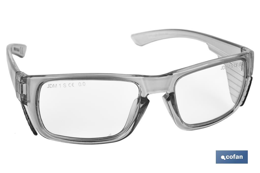 Gafas de seguridad graduadas | Protección contra impactos y proyecciones | Lente monofocal | Disponibles con diferentes graduac