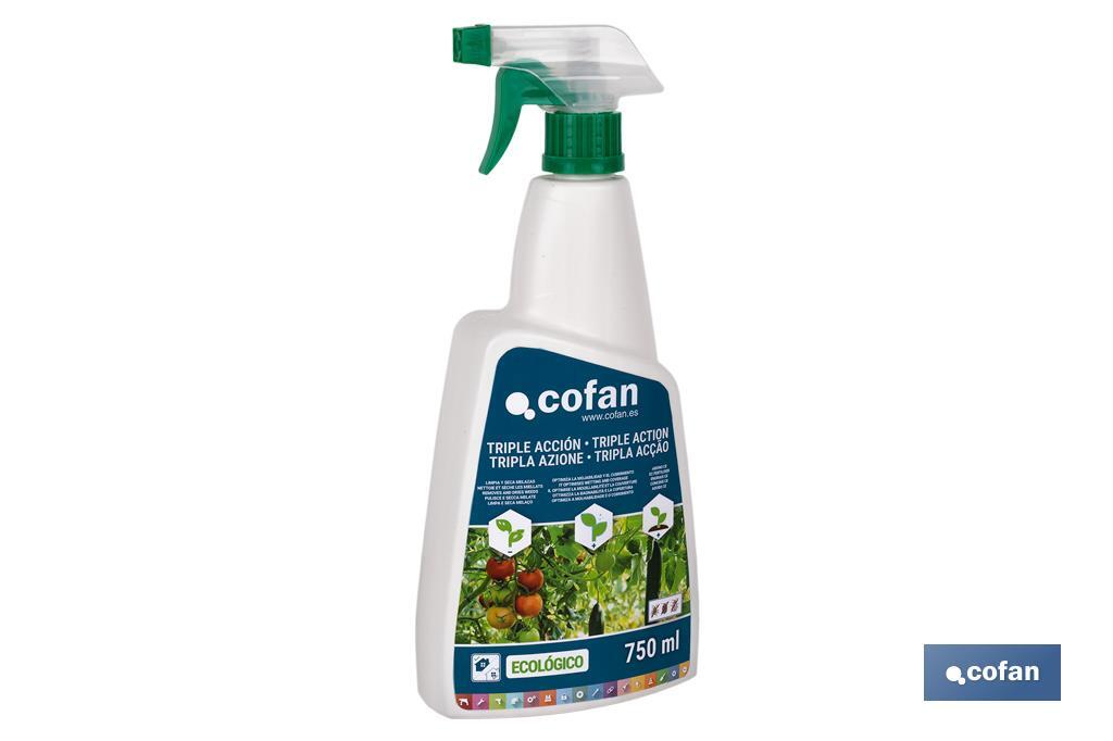 Insecticida Triple Acción Ecológico | Formato Pulverizador | Capacidad de 750 ml