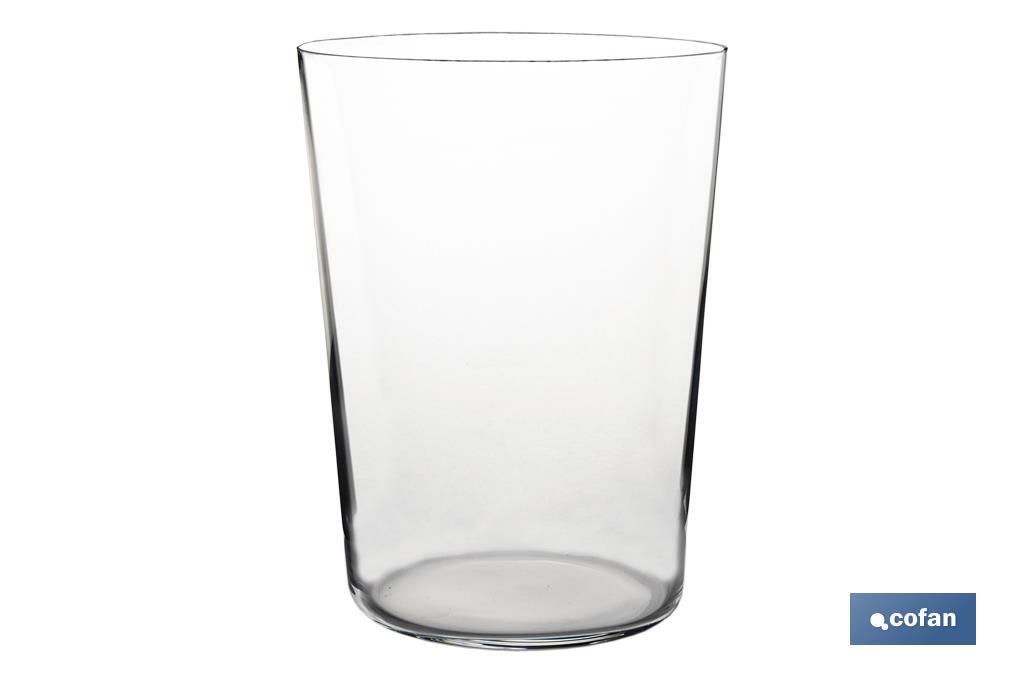 Pack de vasos de sidra de cristal fino | Capacidad: 50 cl | 100 % libres de cadmio y plomo