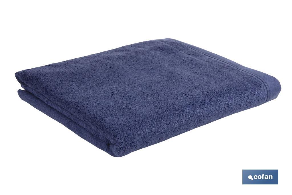 Toalla de tocador | Modelo Marín | Color Azul Marino | 100% Algodón | Gramaje 580g/m² | Medidas 30 x 50 cm