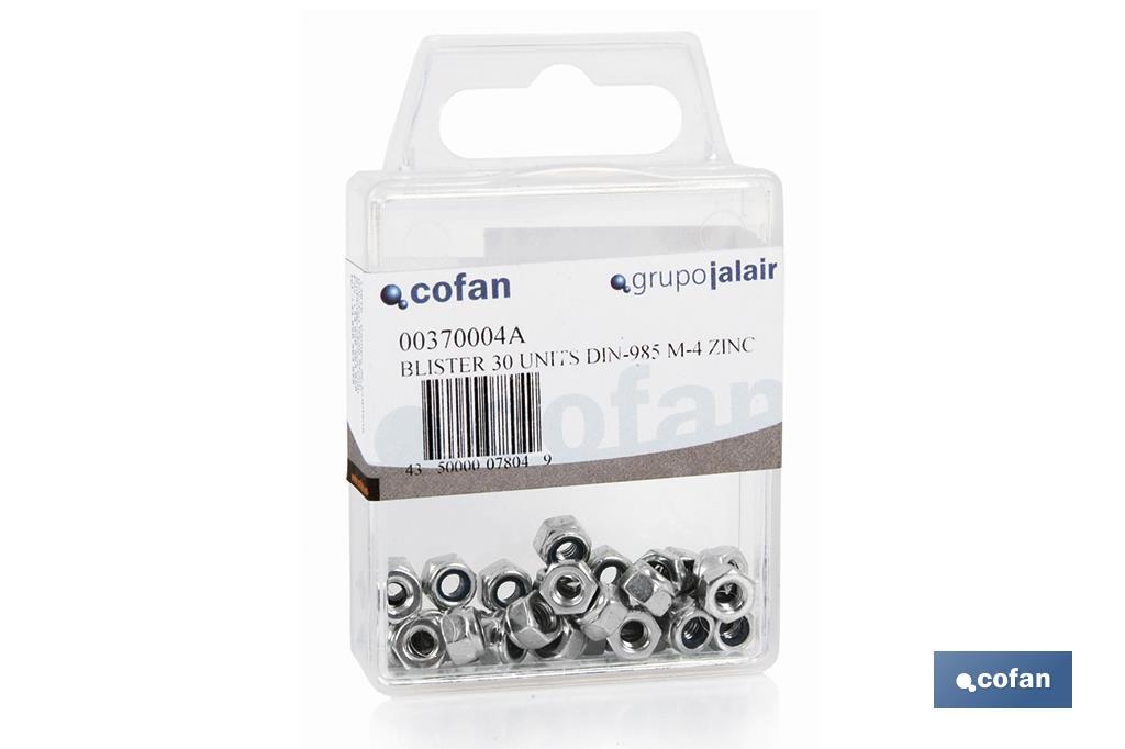 4 Uds 2,5 cm tuercas hexagonales de doble bloqueo tornillo de hierro f 